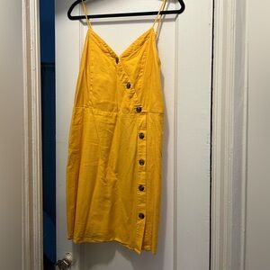 AEO Yellow Mini Dress Size XL